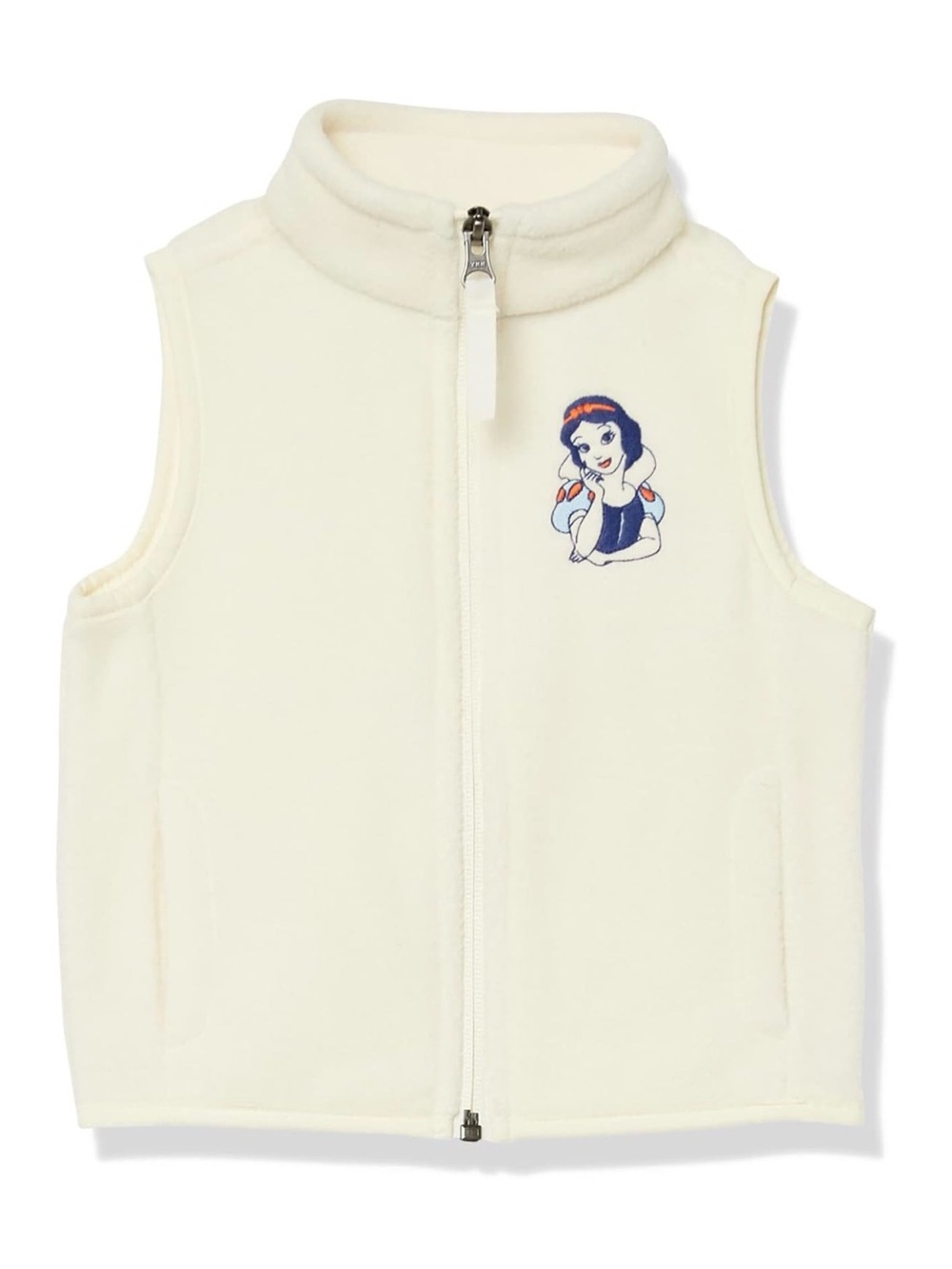NWT-Disney x Amazon Essentials 4T Embroidered Snow White Polar Fleece Vest